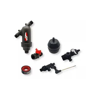 Tinaco Iusa Tricapa Beige De 750lts Con Acces. Alta Presion Y Filtro De Discos(267670)