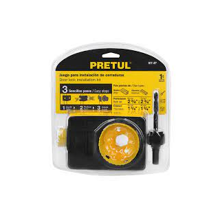 Juego De 4 Piezas Para Instalar Cerraduras Pretul Kit-4p