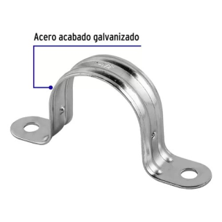 Abrazadera Omega De 1-1/2" Voltech Ao-112 (pieza)
